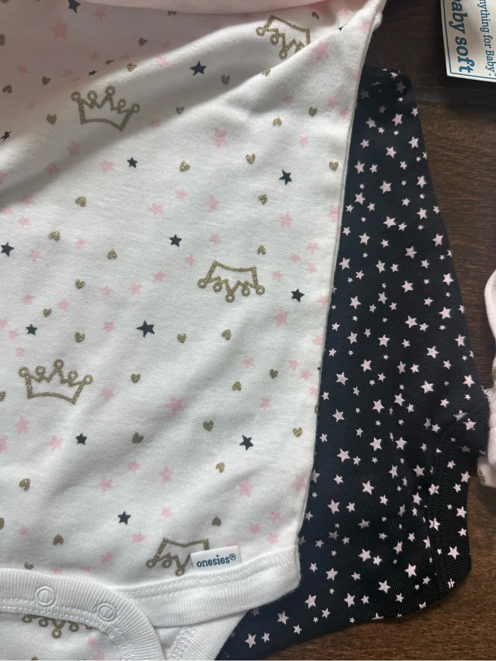 Gerber organic cotton three-piece sets with matching two-piece pants set